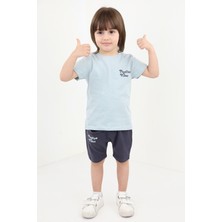Toontoy Club Toontoy Erkek Bebek Baskılı Şortlu Takım