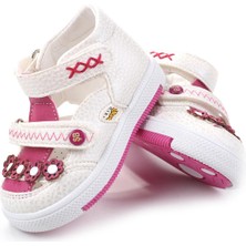 Şirin Bebe 2223-28 Ortopedik Kız Bebek Ilk Adım Ayakkabı Sandalet