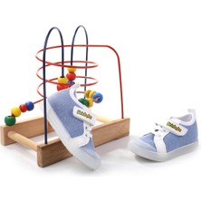 Şirin Bebe 3816 Ortopedik Taban Erkek Çocuk Yazlık Keten Ayakkabı