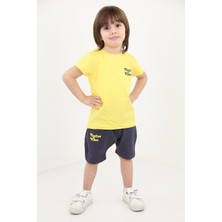 Toontoy Club Toontoy Erkek Bebek Baskılı Şortlu Takım