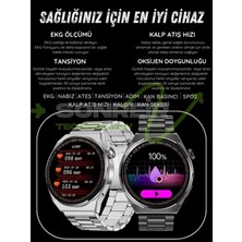 SONREIR Watch Gt3 Sesli Görüşmeli Yuvarlak Kasa Akıllı Saat