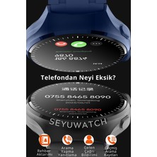 Seyu Watch 200-300 Mah Watch 4 Gs Pro Kordon Hediyeli 46MM Akıllı Saat Iphone ve Android Tüm Telefonlara Uyuml