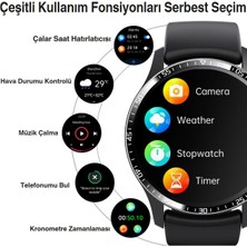 SONREIR Watch Arama Yapan Klasik Erkek Akıllı Saat - Gümüş