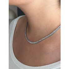 Mi Brillo Accessories Çelik Su Yolu Kolye