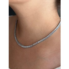 Mi Brillo Accessories Çelik Su Yolu Kolye
