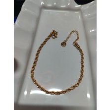 Duha Çelik Gold Bileklik