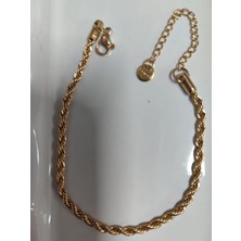 Duha Çelik Gold Bileklik