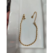 Duha Çelik Gold Bileklik
