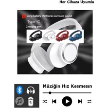 Prepare Kulak Üstü 5.1 Wireless Bluetooh Aux Girişli Hafıza Kartlı Stereo Kulaklık