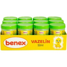 Benex Vazelin 50 ml Zeytinyağlı 12'li Paket