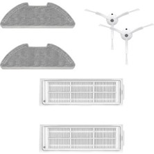 Srfn Ticaret Xiaomi Mop 2 Pro MJST1SHW Uyumlu (Siyah )Aksesuar Seti - 6 Parça