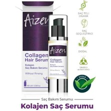 Aizen Collagen Hair Serum - Kolajen Saç Bakım Serumu 100 ml 3,38 Fl.oz