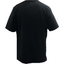 Wooppo - Büyük Beden- V Yaka Erkek T-Shirt -Siyah