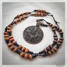 Z Jewelry Art Dıngı - El Yapımı Etnik Otantik Bohem Kadın Erkek Unisex Kolye
