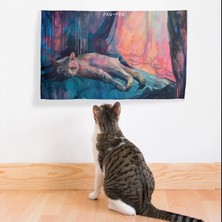 Lekedar Design Studio Paw-Pow Serisi No:12 Duvar Örtüsü