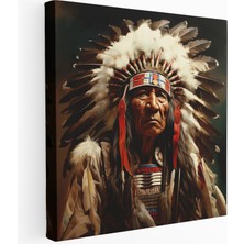 Kabile Ruhu Kanvas Tablo Tablo, 30 x 30 cm