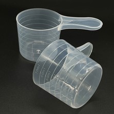 Xiaoba2 Şeffaf 5 Adet 70 ml Plastik Ölçme Kabı Ölçekli Şeffaf Karıştırma Kabı Ölçme Kavanoz Konteyner Beher Mutfak Pişirme Aracı Fırın Diy (Yurt Dışından)