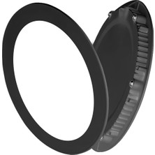 Maxled MX-1024G - 15W 3000K Gün Işığı | Siyah Kasa Sıva Altı Yuvarlak LED Panel