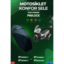 Pinlock Rks Arome Motosiklet Konfor Sele ve Koltuk Kılıfı Visco Sponge