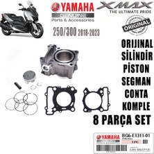 Yamaha Xmax 250/300 2018-2022 Orijinal Silindir Piston Segman Conta Seti