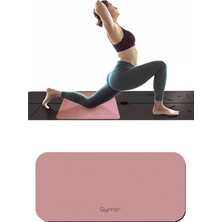 Gymo Ekolojik 6mm Tpe Yoga Matı Pilates Minderi Diz Dirsek Koruyucu Matlı Set Scarlet