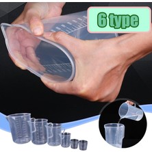 Xiaoba2 Stil C Yeni Plastik Ölçüm Kabı Laboratuvar Beher Dereceli Fincan Su Ölçekli Şişe Mezun Ölçüm Kabı Pişirme Kabı Sıvı (Yurt Dışından)