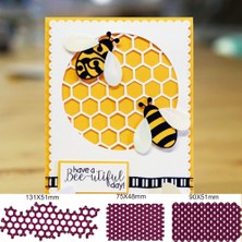 Xiaoba2 4573 Petek Balık Pulu Içi Boş Metal Kesme Ölür Scrapbooking Yeni Zanaat Albümü Pullar Kabartma Kart Yapımı Için Stencil Çerçeve (Yurt Dışından)
