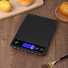 Xiaoba2 Gümüş 5kg Paslanmaz Çelik Mutfak Terazisi, Büyük Mal Gri Gıda Terazisi, Dijital Ekran Kek Pişirme Için G / kg / Lb: Oz / ml / Fl.oz Cinsinden Ağırlığı Göster (Yurt Dışından)