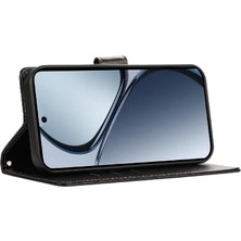 SZY Market Realme C65 Üç Kart Yuvaları Için Flip Case Kickstand Şok Emici (Yurt Dışından)