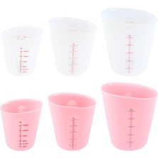 Xiaoba2 200ML-1PC-KATLANABILIR 30/50/100/125/500ML Silikon Ölçüm Kabı Şeffaf Ölçekli Diy Mutfak Pişirme Epoksi Silikon Reçine Takı Yapımı Araçları (Yurt Dışından)