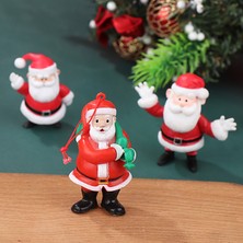 Xiaoba2 Bir Mini Reçine Noel Dekorasyon Noel Baba Kardan Adam Ağacı Mikro Peyzaj Modeli Diy Minyatür Bahçe Figürleri Ev Dekorasyon (Yurt Dışından)