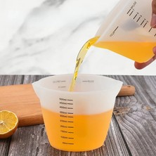 Xiaoba2 10ML Diy Kek Epoksi Reçine Takı Yapımı Mutfak Pişirme Araçları Silikon Ölçüm Kabı Temizle Ölçekli Sınıf Dayanıklı Yapışmaz (Yurt Dışından)