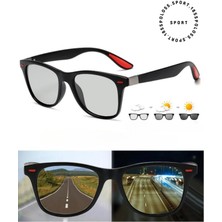 POLO55  Polarize Lens Kırmızı Çivi Detaylı Wayfarer Kadın Güneş Gözlüğü