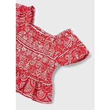 Mayoral 3177 Kız Çocuk Nar Çiçeği Bluz