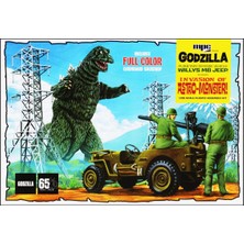 Mpc 882 1/25 Godzilla Army Jeep Demonte Plastik Maketi