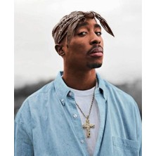 Tupac Shakur Oda Duvar Poster 30X42 cm Çerçevesiz