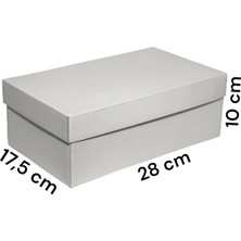 Betax Ayakkabı Kutusu Beyaz 28x17,5x10cm (10 Adet)