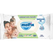 Molfix Islak Havlu Mendil Izotonik Ferah Temizlik 18 Li Set 60 Yaprak Plastik Kapaklı