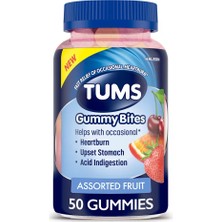 Tums Gummy Bites Assorted Fruit 50 Gummies