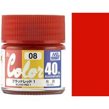 Mr. Hobby Gunze AVC08 10 Ml. Russian Blood Red I, 40.yıl Mr.color Serisi Maket Boyası