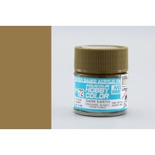 Mr. Hobby Gunze H072 10 Ml. Dark Earth, Aqueous Serisi Maket Boyası