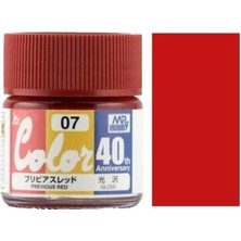 Mr. Hobby Gunze AVC07 10 Ml. Previous Red, 40.yıl Mr.color Serisi Maket Boyası