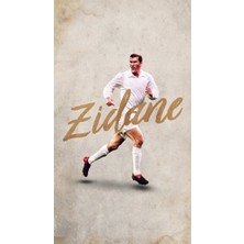 Zidane Tasarım Poster 30X42 cm Çerçevesiz