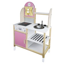 Toysilla Ahşap Çocuk Mutfağı Pembe - T1012