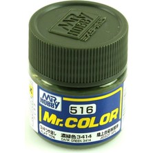 Mr. Hobby Gunze C516 10 Ml. Dark Green 3414, Mr.color Serisi Maket Boyası