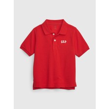 Gap Erkek Bebek Kırmızı Gap Logo Polo Yaka T-Shirt