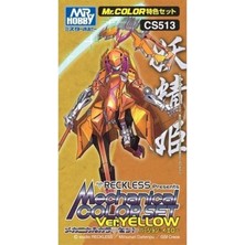 Mr. Hobby Gunze CS513 3X10 Ml. Mechanical Color Set Ver. Yellow, Mr.color Serisi Maket Boyası Seti