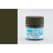 Mr. Hobby Gunze H078 10 Ml. Olive Drab (2), Aqueous Serisi Maket Boyası