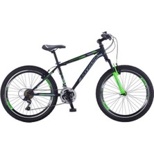 Salcano Lion 26 V 15" Dağ Bisikleti Mat Siyah-Yeşil-Gri