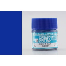 Mr. Hobby Gunze H015 10 Ml. Bright Blue, Aqueous Serisi Maket Boyası